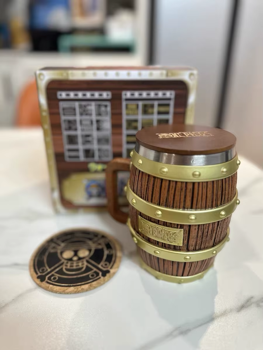 Caneca "Brinde dos Chapéus de Palha", Barril One Piece