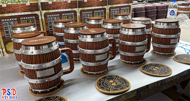 Caneca "Brinde dos Chapéus de Palha", Barril One Piece