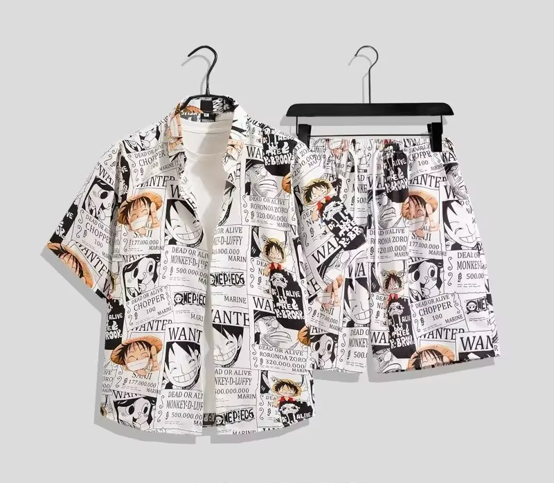 Camisa e Shorts One Piece, WANTED Crew