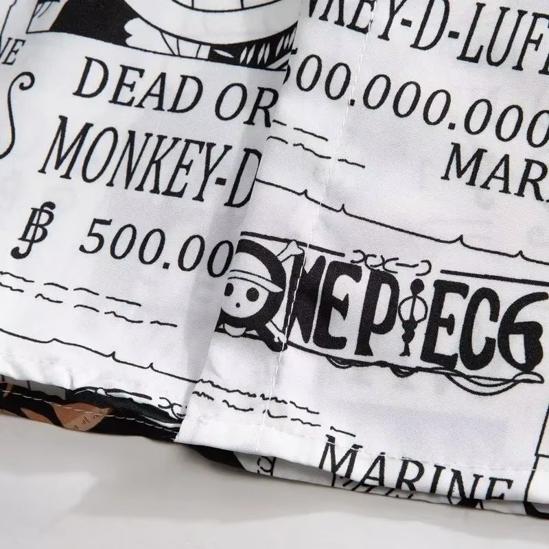 Camisa e Shorts One Piece, WANTED Crew