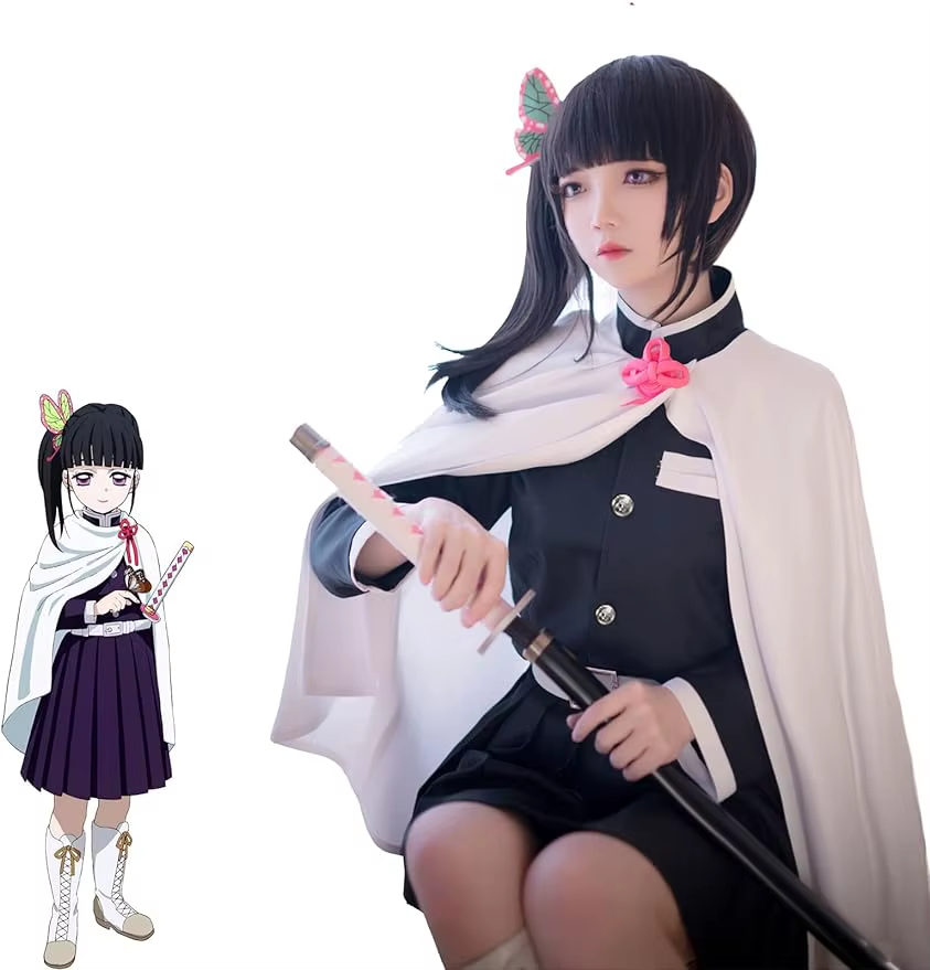 Fantasia Cosplay Adulto Kanao Tsuyuri