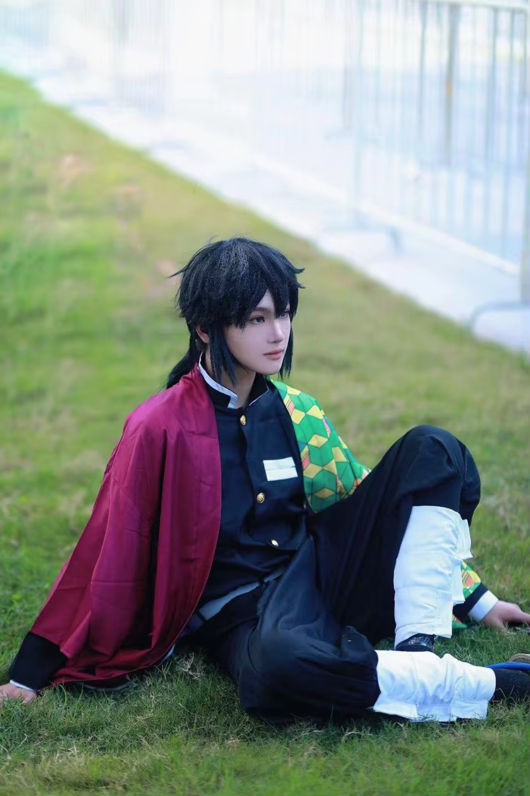 Fantasia Cosplay Infantil Giyu Tomioka