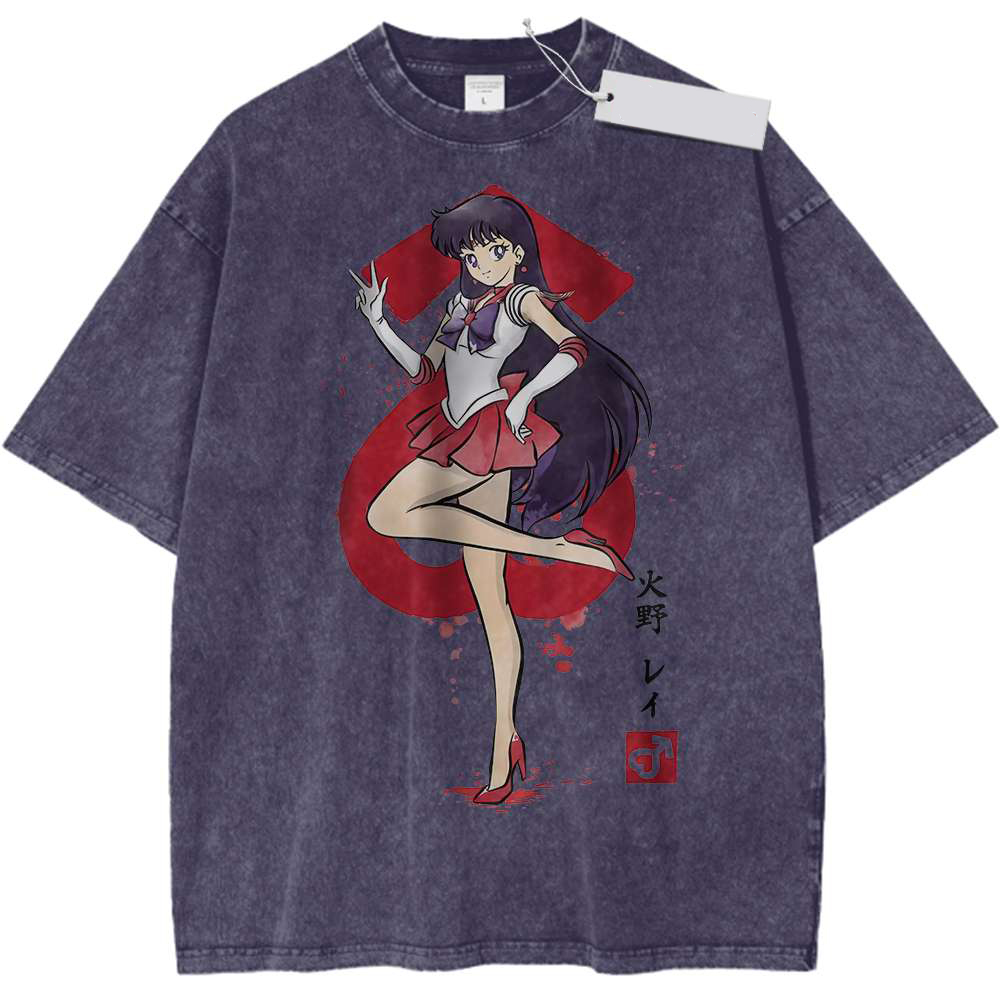 Camiseta Vintage Sailor Mars Tee, Sailor Moon