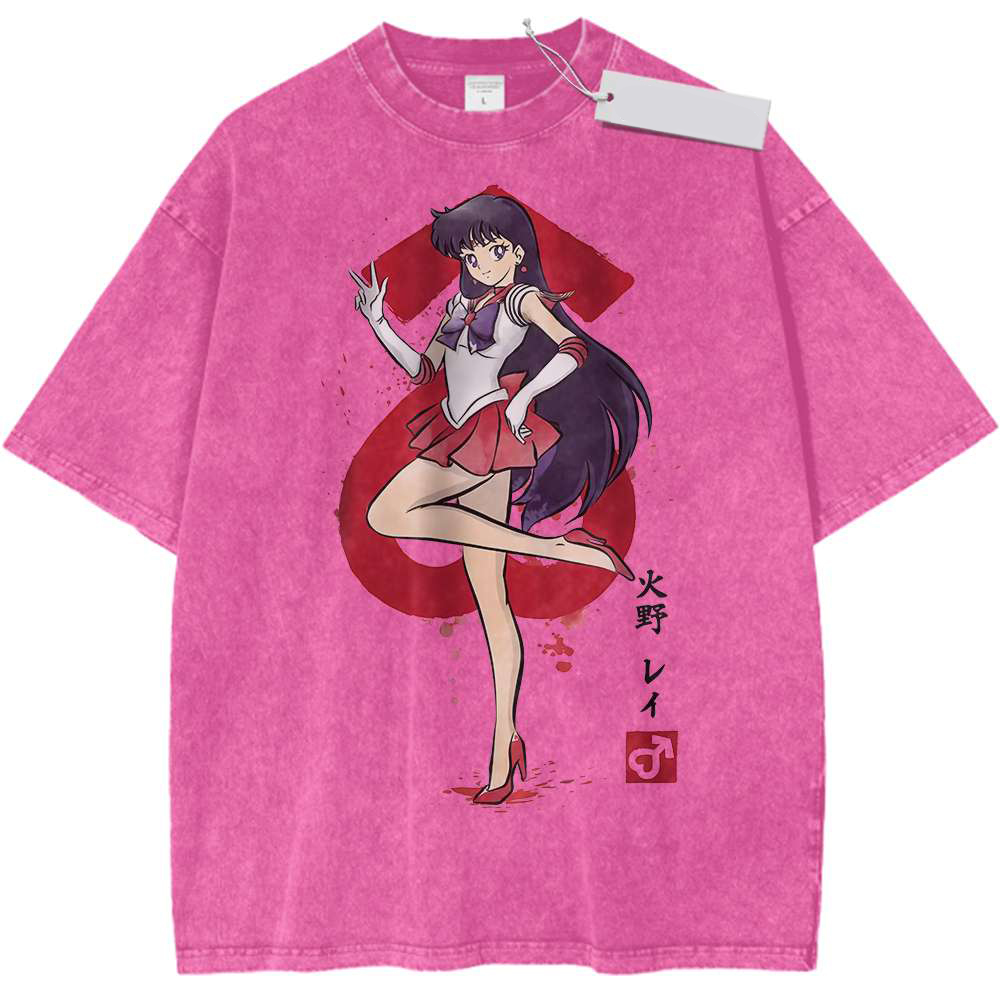Camiseta Vintage Sailor Mars Tee, Sailor Moon