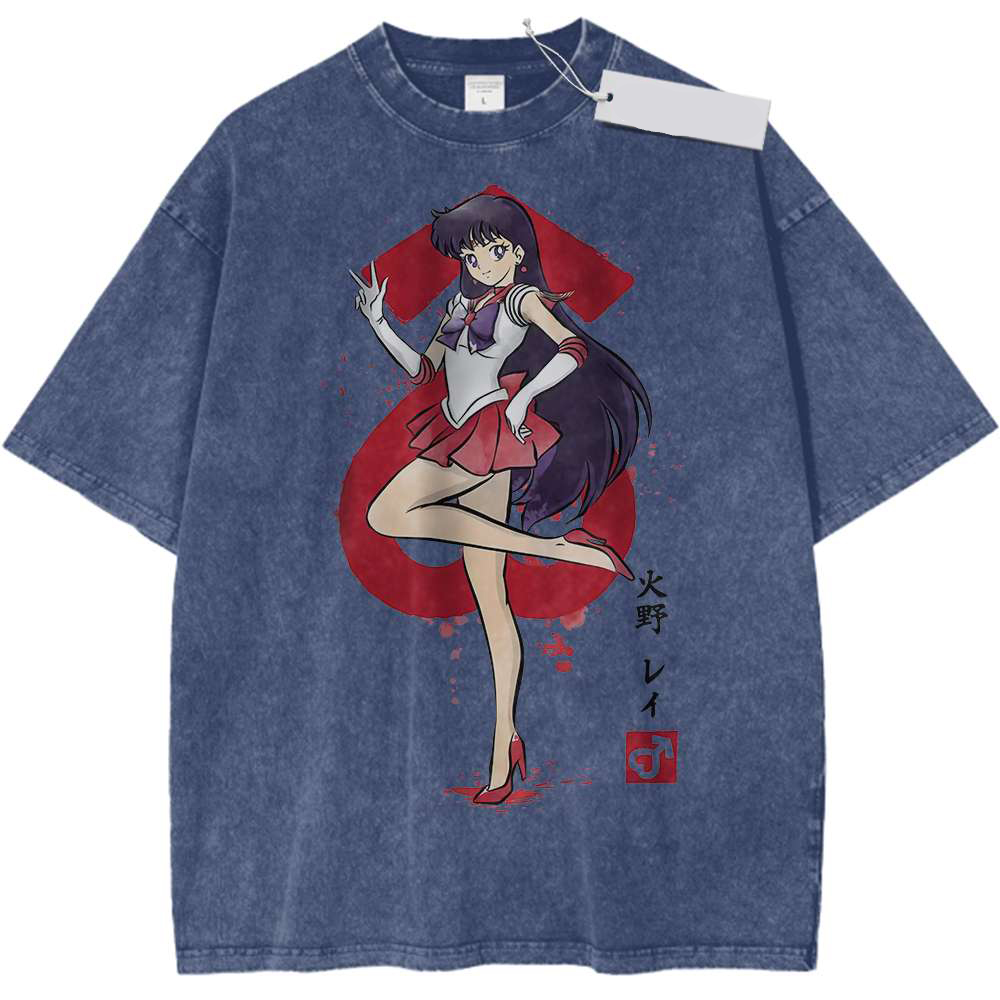 Camiseta Vintage Sailor Mars Tee, Sailor Moon