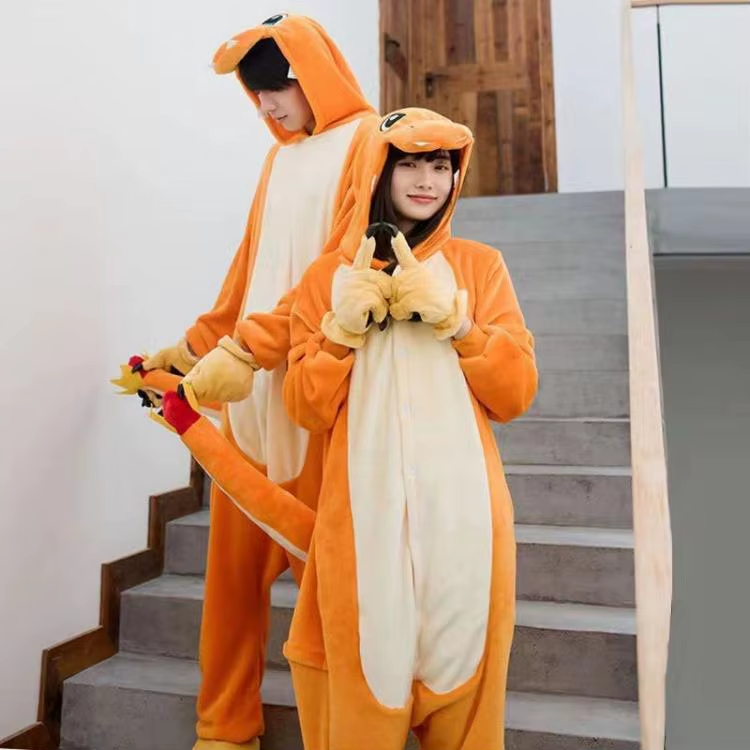 Pijama Cosplay Adulto Charmander Kigurumi