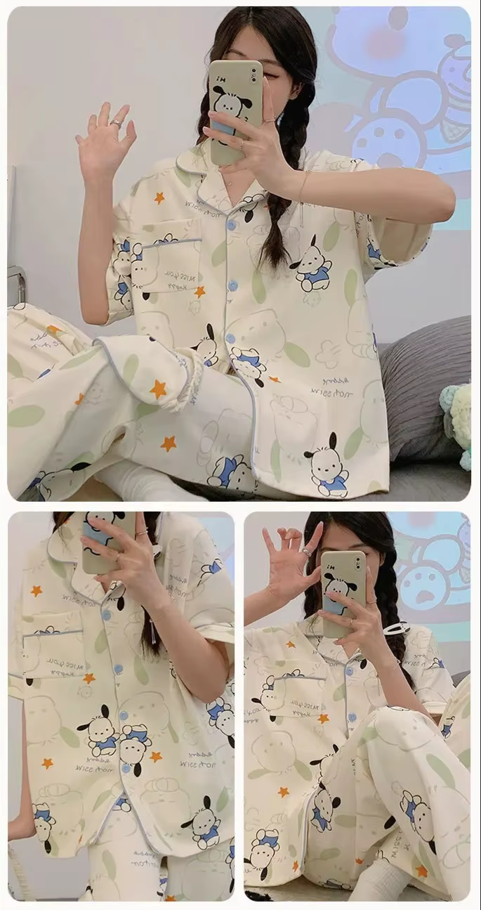 Pijama Pochacco Verão 3 Peças