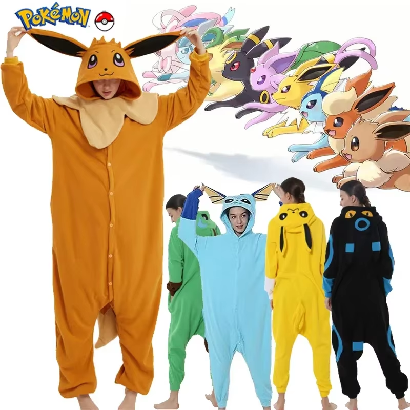 Pijama Cosplay Adulto Pokemón Kigurumi, Fofura Lendária