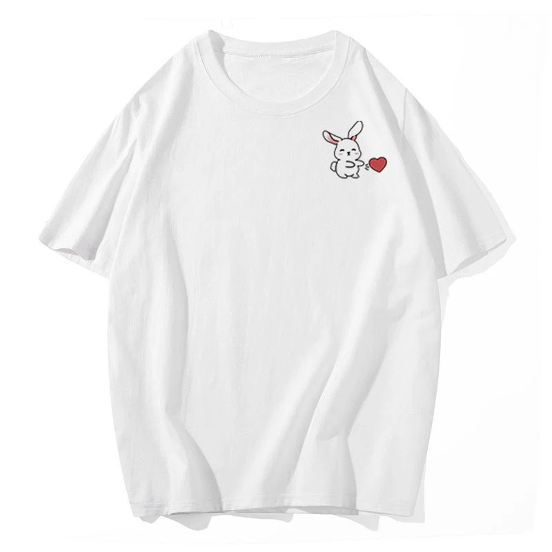Camiseta Casal “Bunny Love”, Coelhinhos Apaixonados