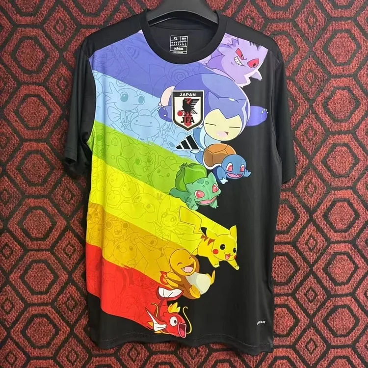 Camisa Pokémon Seleção Japonesa | Edição Arco-Íris