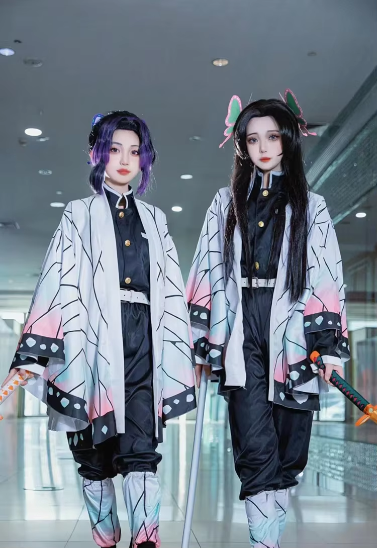 Fantasia Cosplay Adulto e Infantil Shinobu Kochou