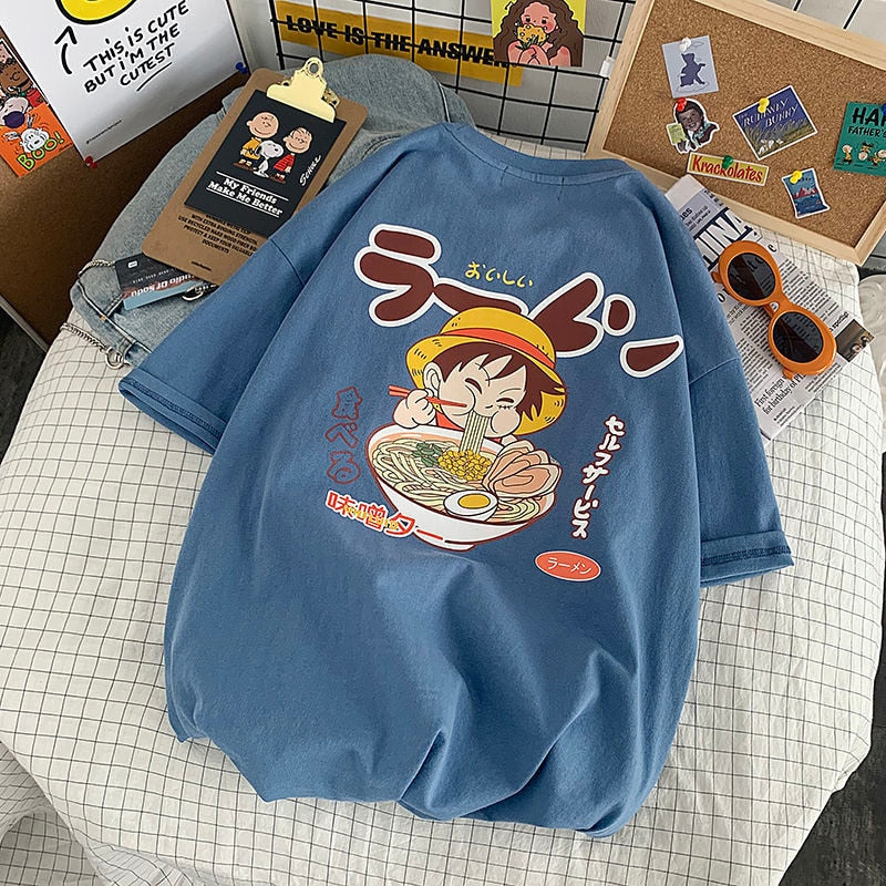 Camisa Ramen Break com Luffy