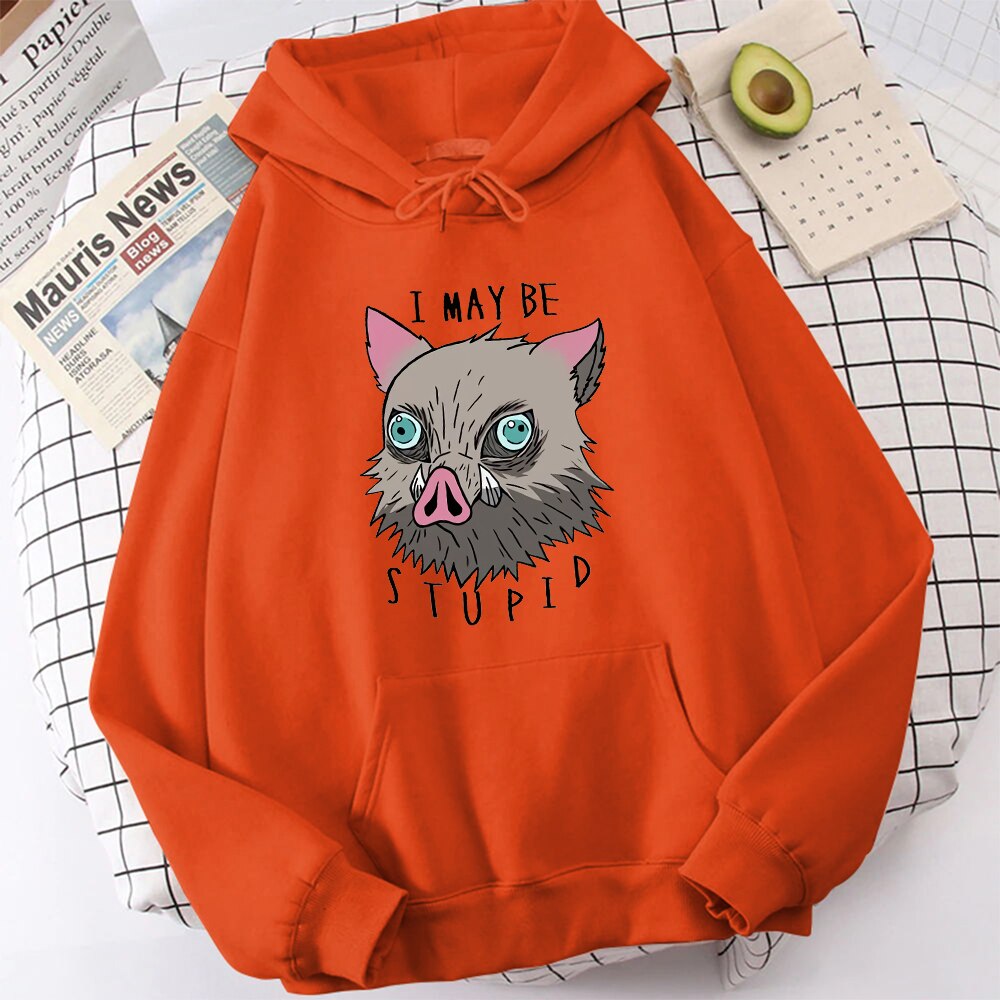 Moletom “I May Be Stupid” - Inosuke