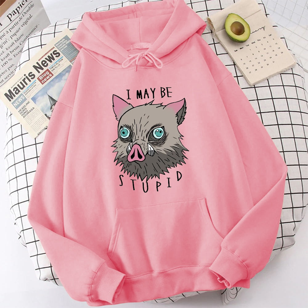 Moletom “I May Be Stupid” - Inosuke