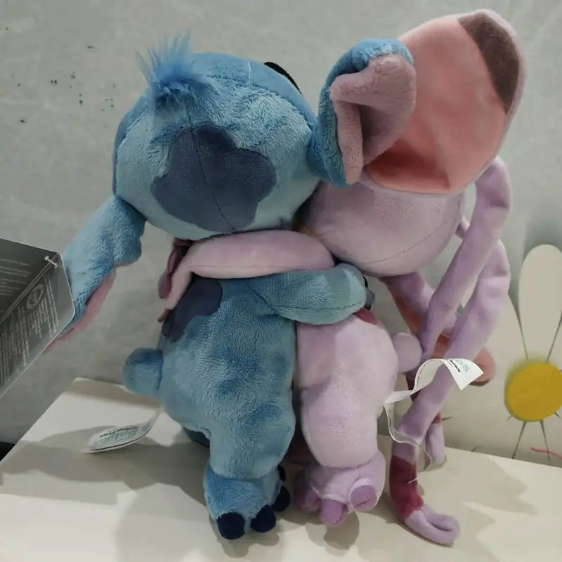 Pelúcias Stitch & Angel, Amor em Abraços (20cm)