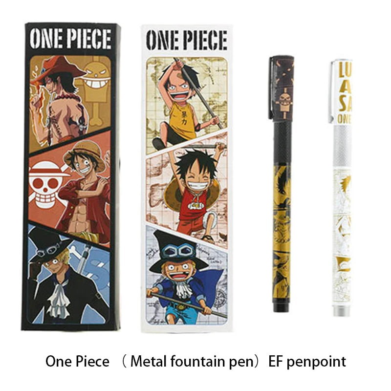 Estojo Metal + Kit de Canetas One Piece