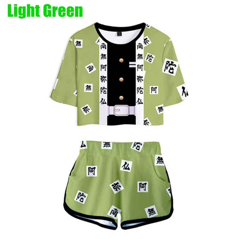 Conjunto Respiração dos Hashira, Kimetsu no Yaiba 3D Adulto e Infantil