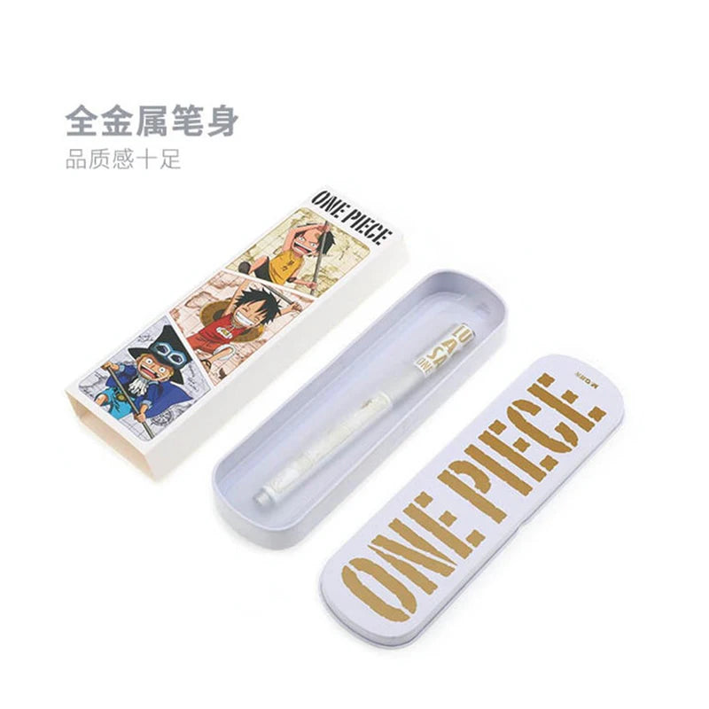 Estojo Metal + Kit de Canetas One Piece