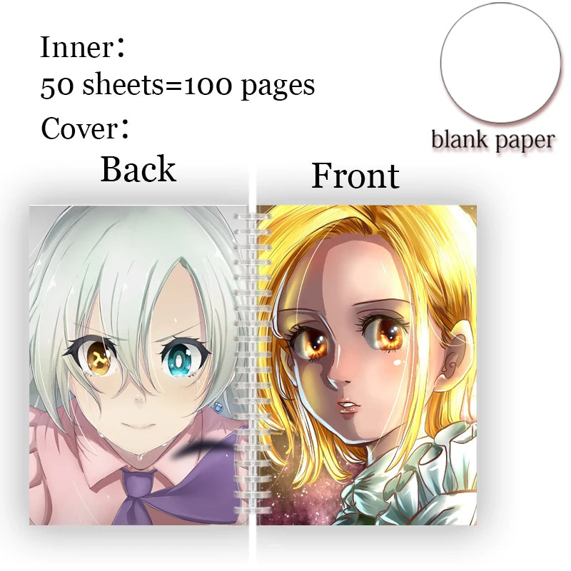 Caderno 1 Matéria Seven Deadly Sins