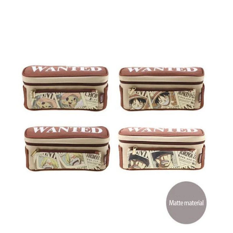 Estojo Wanted One Piece, Modelo Premium 3 Camadas