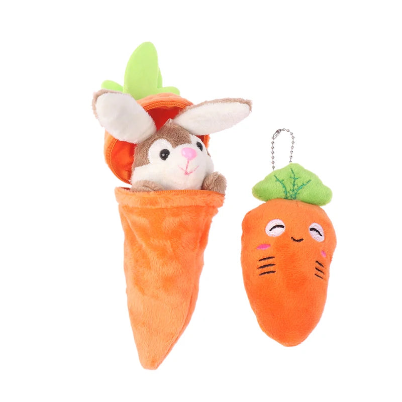 Chaveiro Coelhinho na Cenoura de Pelúcia