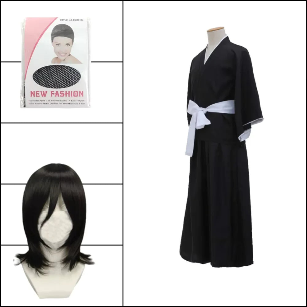 Fantasia Cosplay Adulto Rukia Kuchiki, Bleach