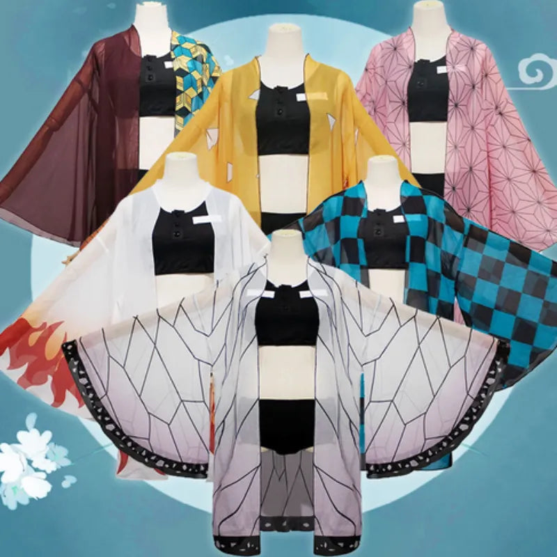 Saída de Praia Kimono Hashiras, Kimetsu No Yaiba