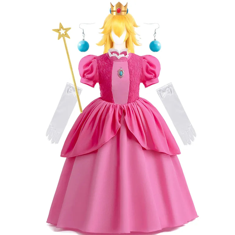 FANTASIA INFANTIL PRINCESA PEACH, MÁRIO