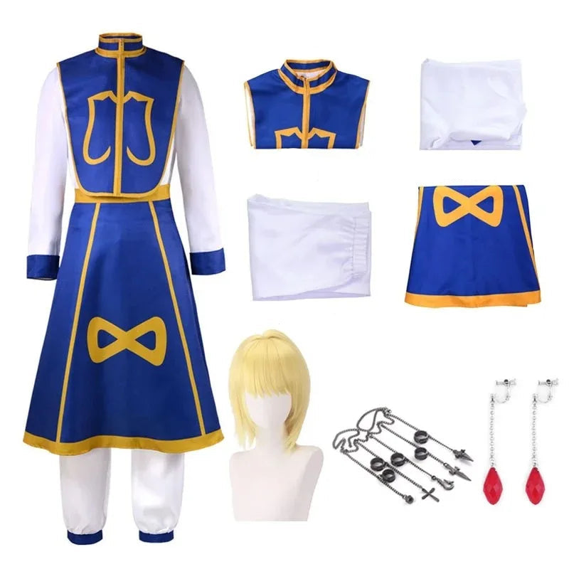 Fantasia Cosplay Adulto e Infantil Kurapika
