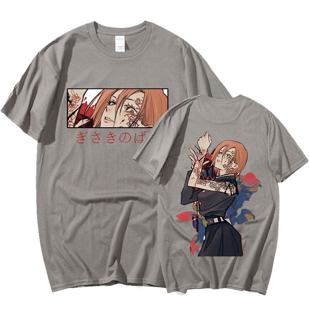 Camiseta Nobara Maldição Floral, Jujutsu Kaisen