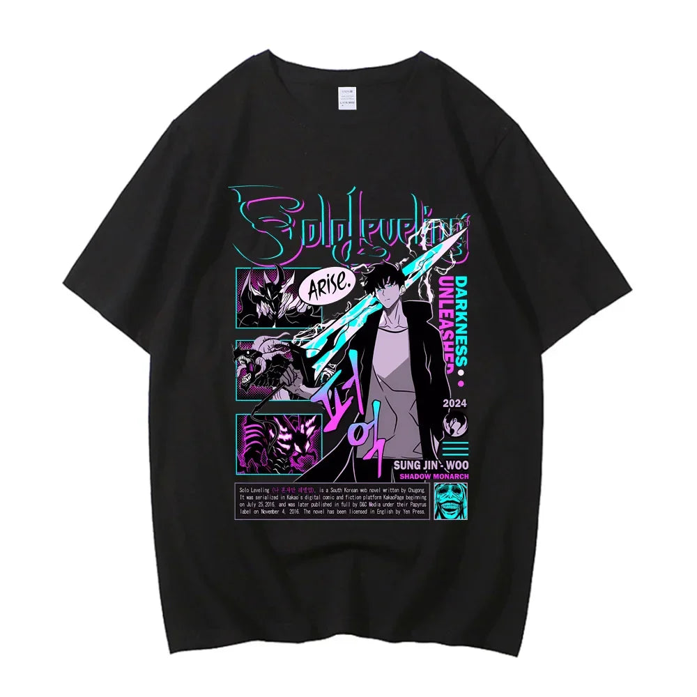 Camiseta Jinwoo, O Caçador do Desconhecido