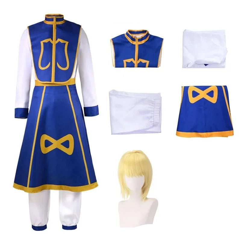 Fantasia Cosplay Adulto e Infantil Kurapika