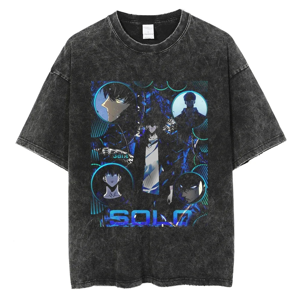 Camiseta Oversized Fúria das Sombras, Solo Leveling