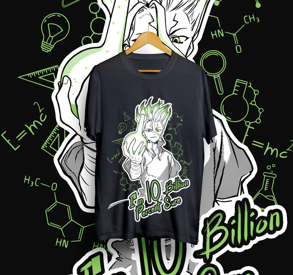 Camisa Dr. Stone Senkuu Ishigami & Kohaku