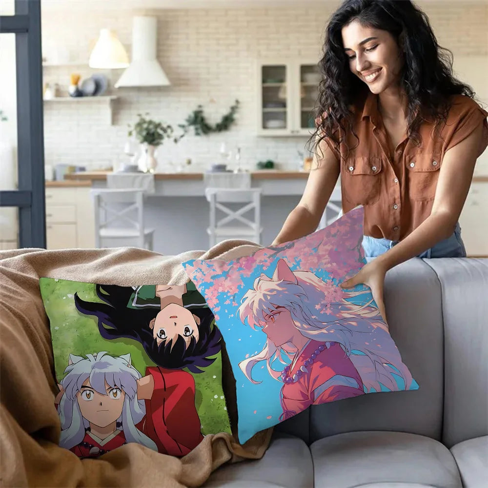 Almofada Inuyasha, Estampas Dupla Face (45x45cm)