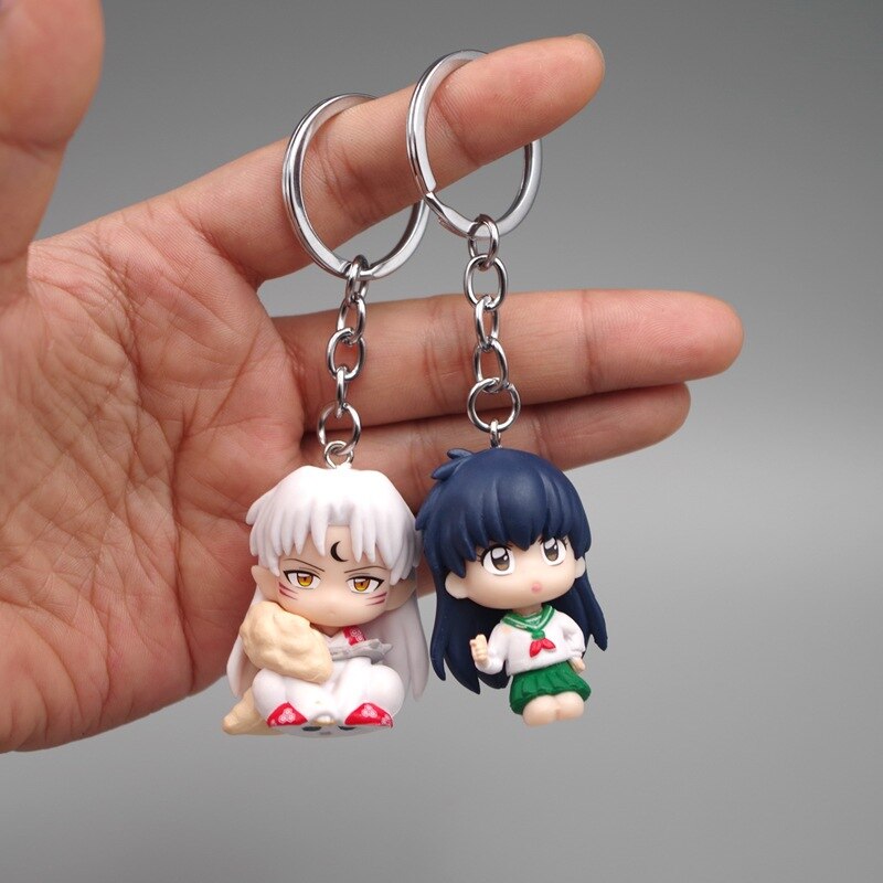 Chaveiro Mini Chibi Inuyasha, 4 un.