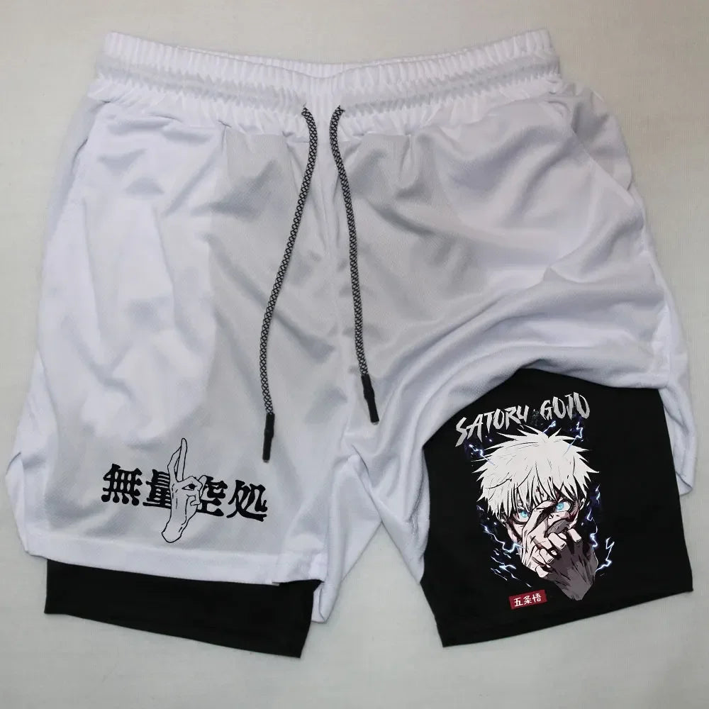 Short de Academia Compressão - Satoru Gojo