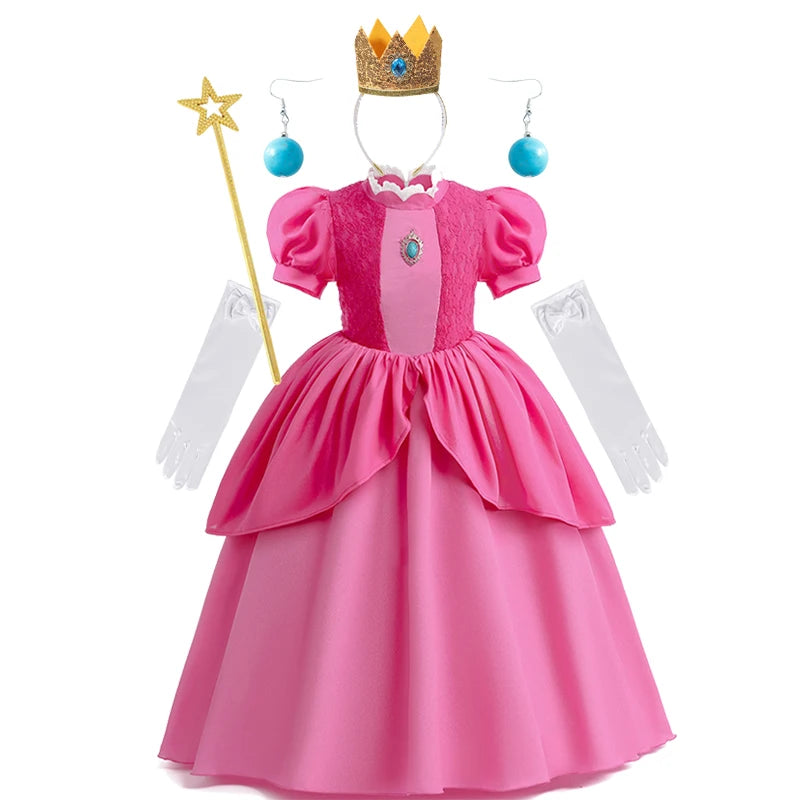FANTASIA INFANTIL PRINCESA PEACH, MÁRIO