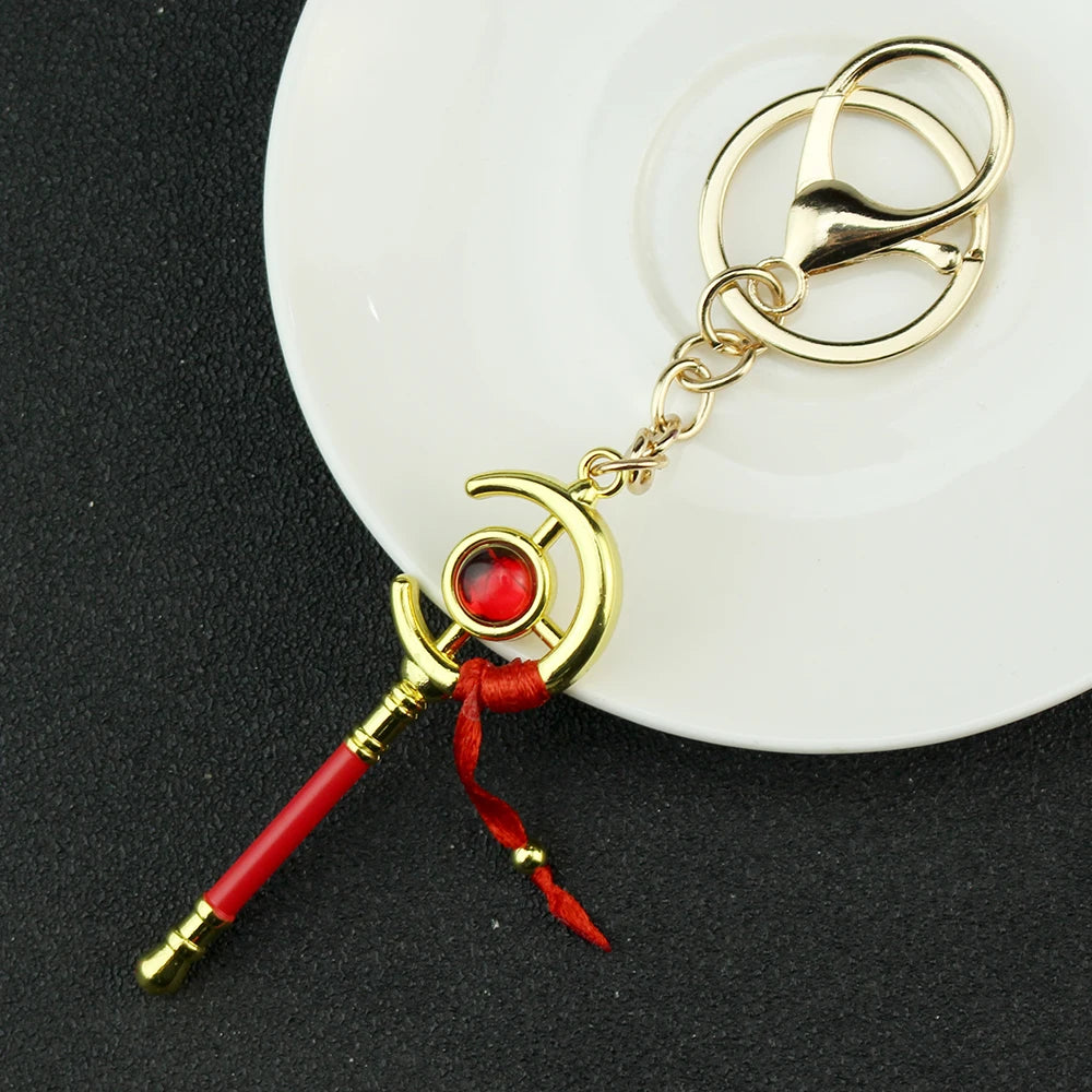 Chaveiro Colar Cajado Mágico de Frieren