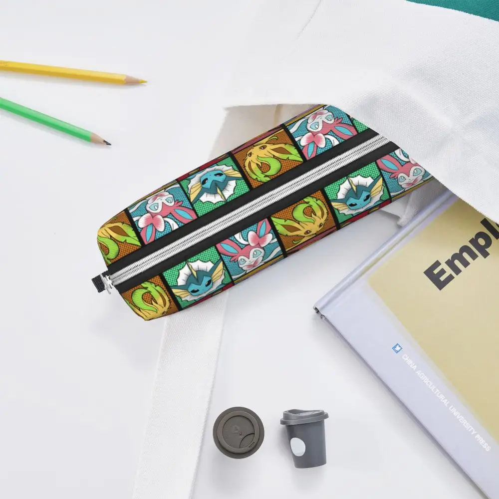 Estojo Kawaii Eeveelutions - Pokémon