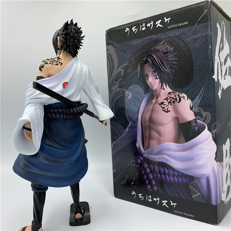 Boneco Sasuke Uchiha, Renascimento das Sombras (27cm)