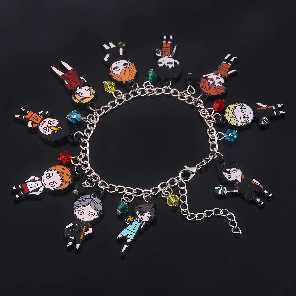 Pulseira Chibi Spikers, Haikyuu All-Stars