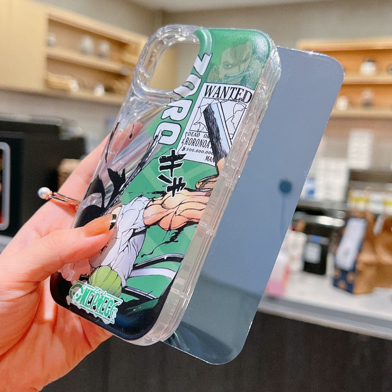 Capinha Luffy Gear 5 & Zoro Crew (iPhone)