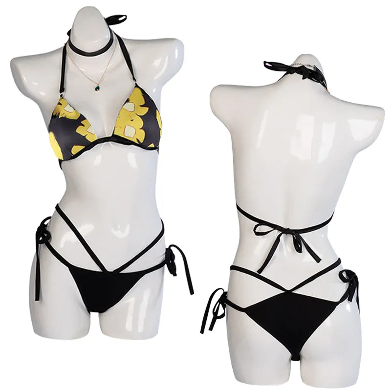 BIQUÍNI MARIN KITAWAGA, COM ACESSÓRIOS