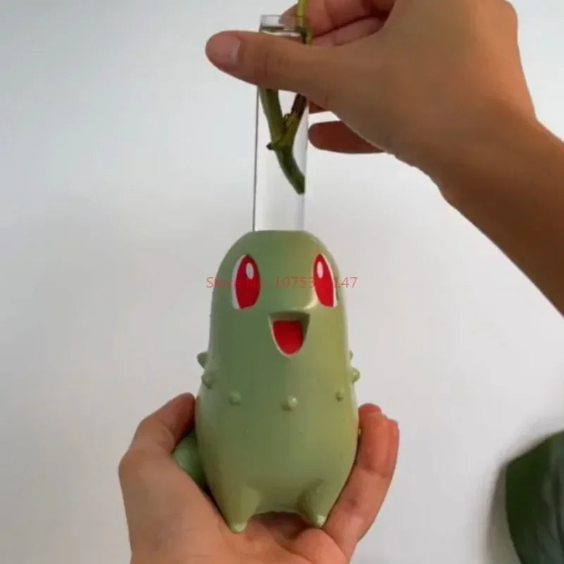 Chikorita, Porta Plantas - 3 Peças
