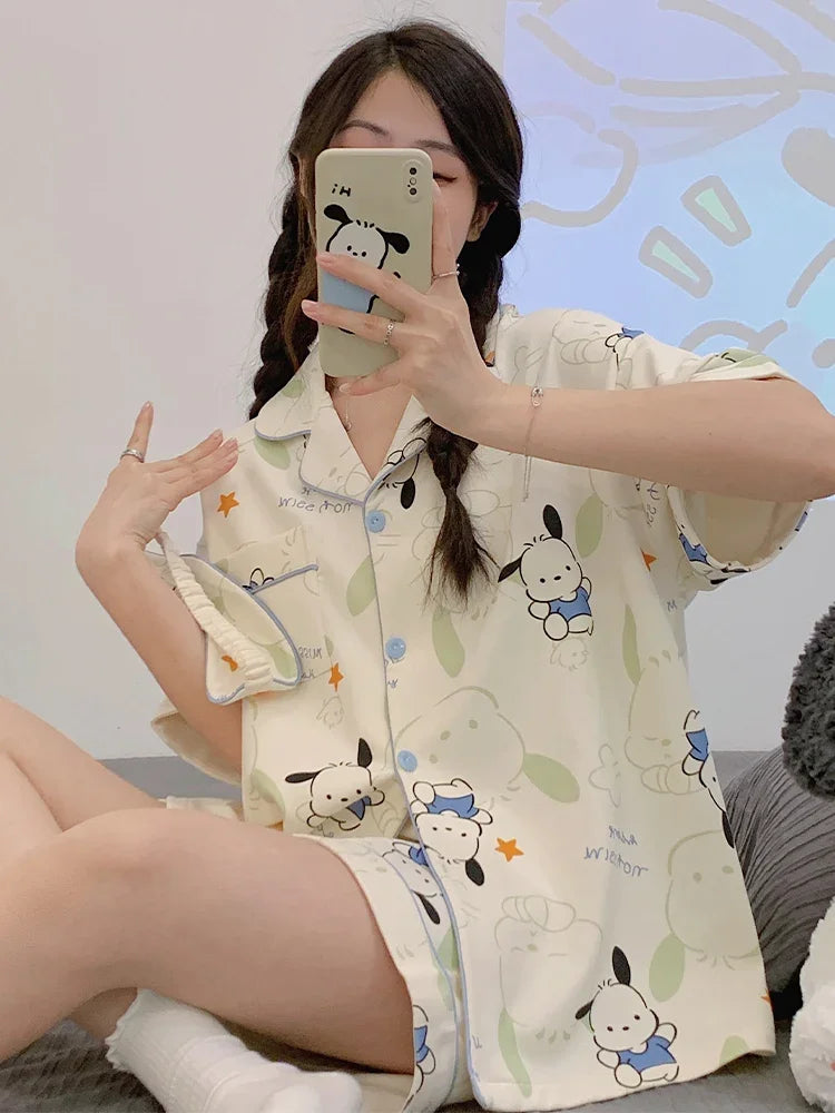 Pijama Pochacco Verão 3 Peças