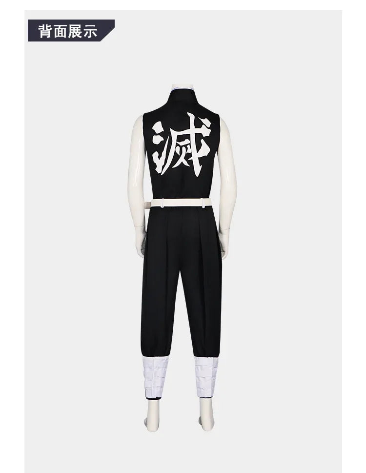 Fantasia Cosplay Adulto e Infantil Sanemi Shinazugawa