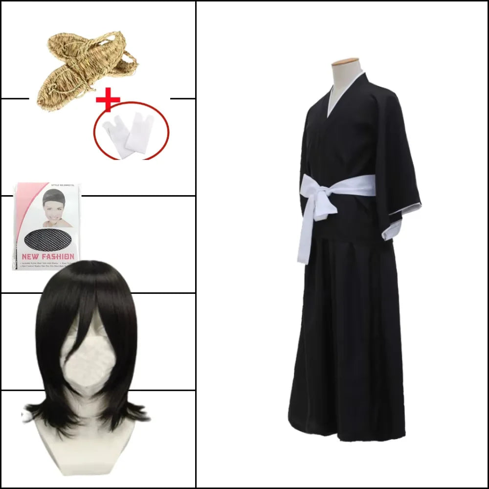 Fantasia Cosplay Adulto Rukia Kuchiki, Bleach