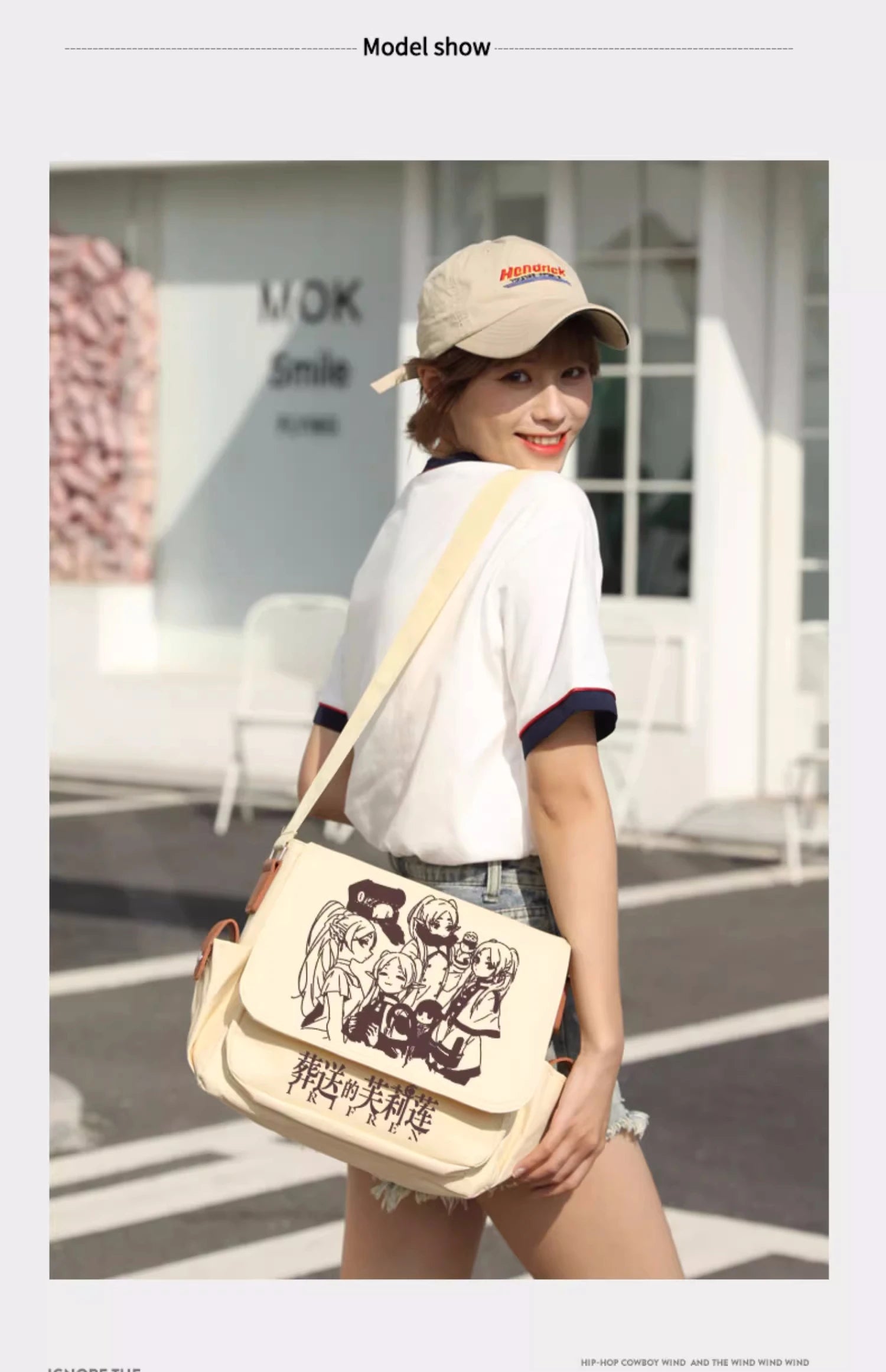 Bolsa Carteiro Frieren & Friends