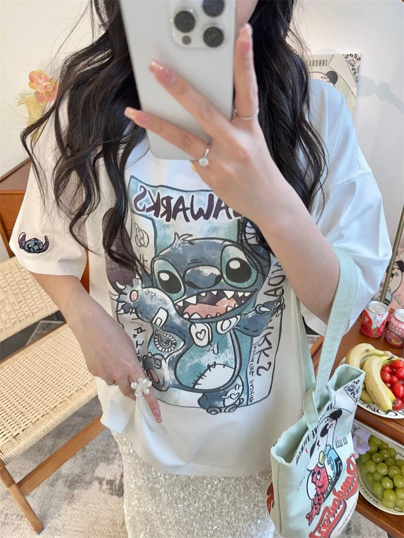 Camisa Cutie Stitch, Disney Y2K